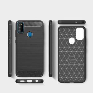 Amazon Brand Solimo for Samsung Galaxy M21 M30s Mobile Cover Black