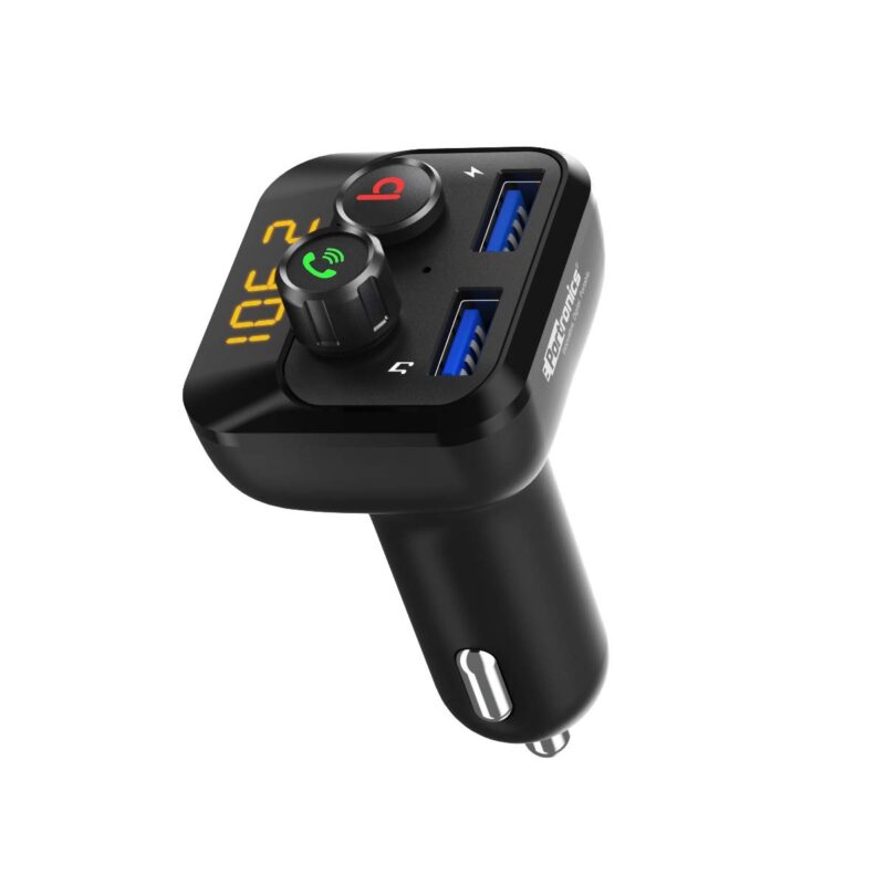 Portronics AUTO 10-Car Radio Adapter for Bluetooth- FM-Hands Free